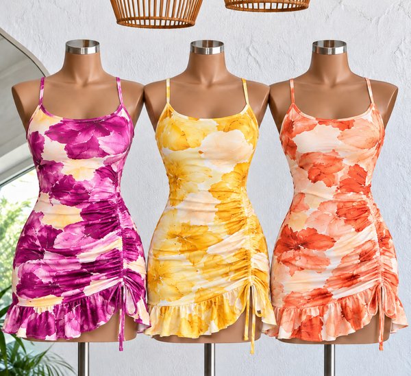 VESTIDOS LYCRA FLOREADOS 🌸