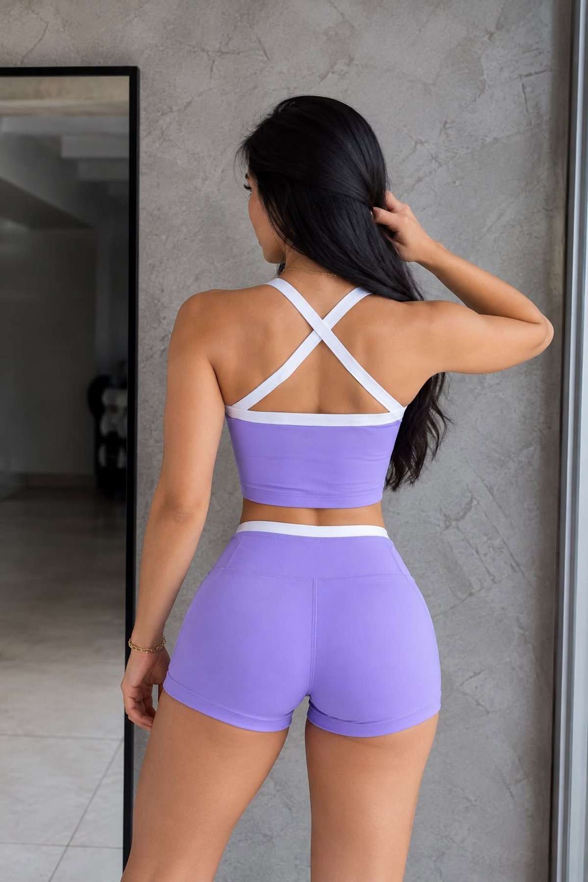 CONJUNTO DEPORTIVO DE LYCRA 2 PIEZAS PREMIUM💣 🔥  DELIRIO COD: 6051 - 2