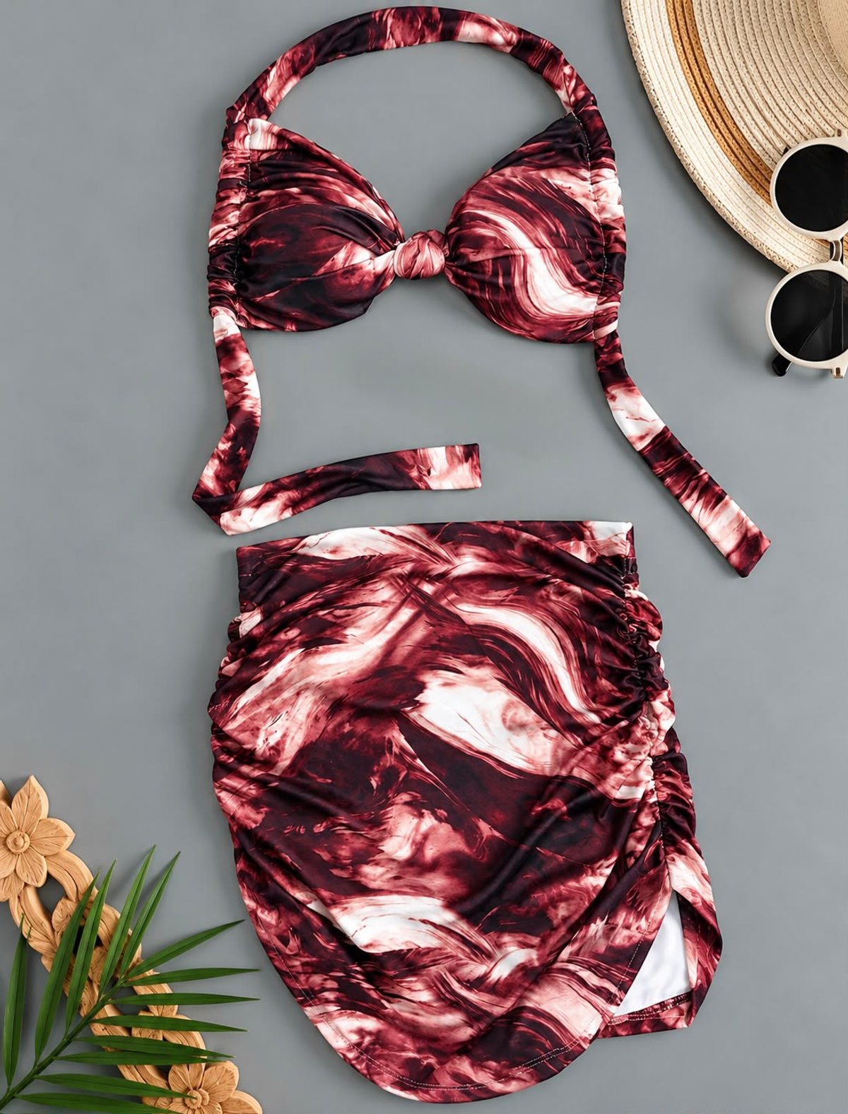 CONJUNTO DE PLAYA ESTAMPADO 2 PIEZAS ☀️ 🏖️ - 2