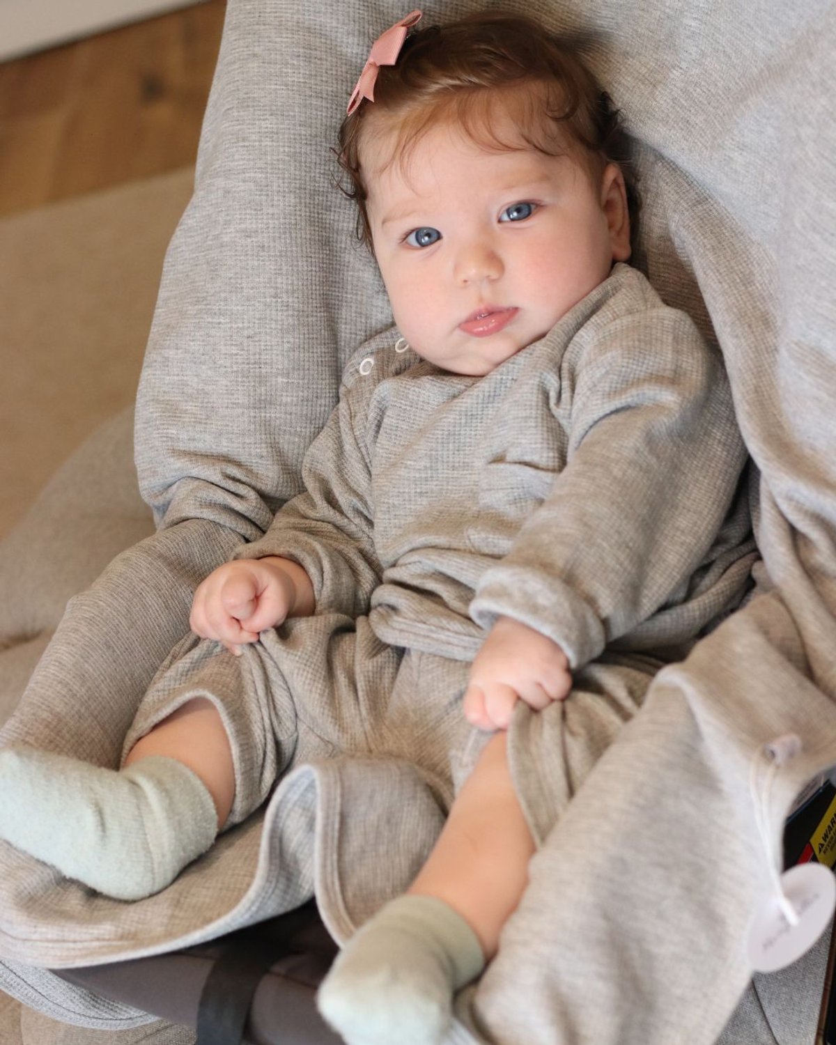  BATITA C/ BOLSILLO + PATITA MIKA - Gris  - 4