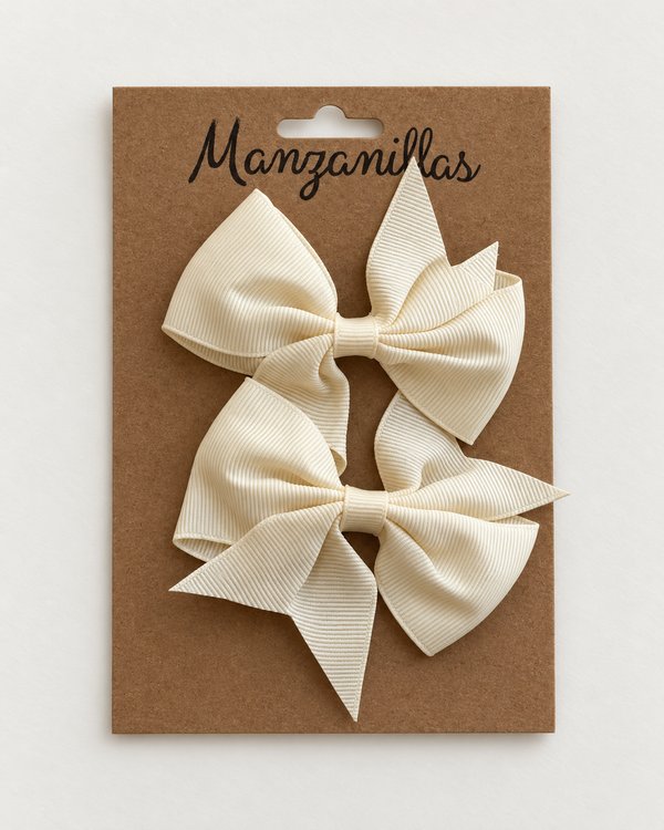 Set Moño Doble SOL 627 - Beige
