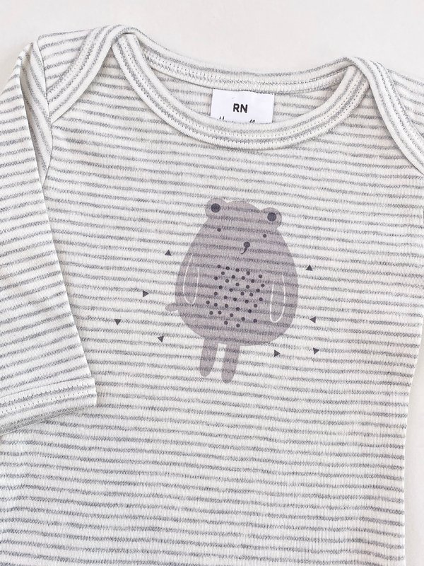 Body MODENA 549 - Gris Rayas Osito