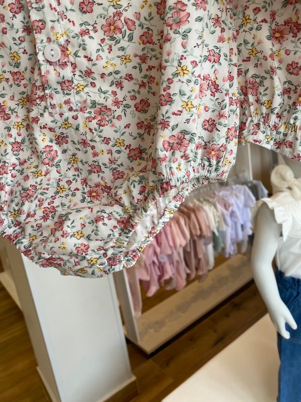 BABUCHONA M/L C/ VOLADOS AVRIL - Blanco Floreado