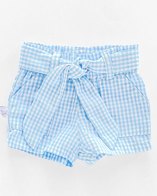 Short ANTEQUERA 570 - Celeste a Cuadros