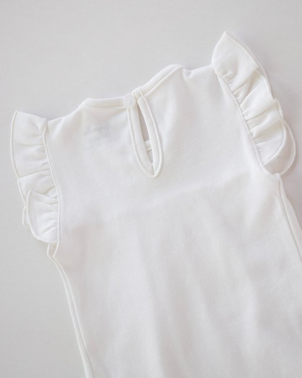 Body c/ Aletas y Broderie ELSA 589 - Crudo