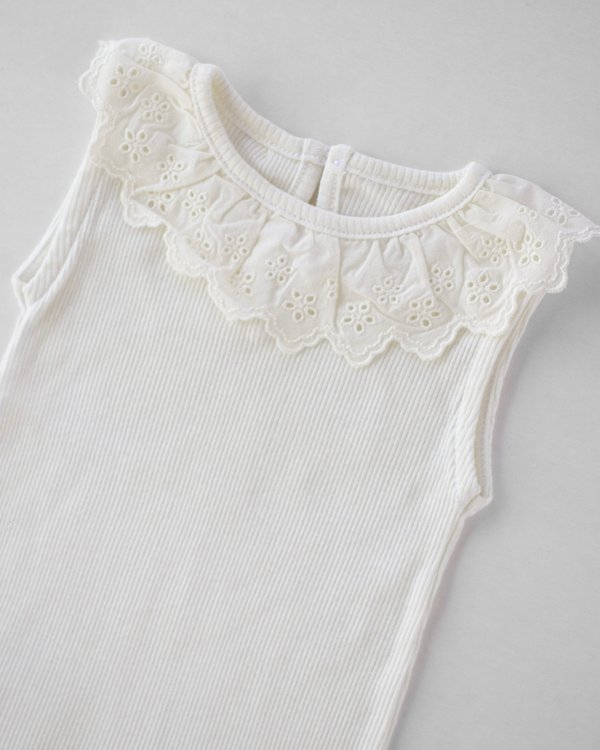 Body c/ Tira Bordada BIANCA 590 - Beige