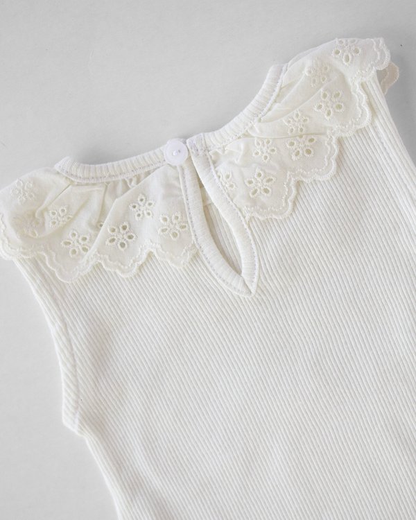 Body c/ Tira Bordada BIANCA 590 - Beige