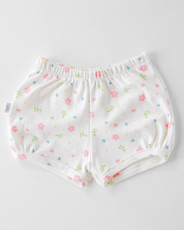 Short OSLO 1318 - Blanco Florcitas