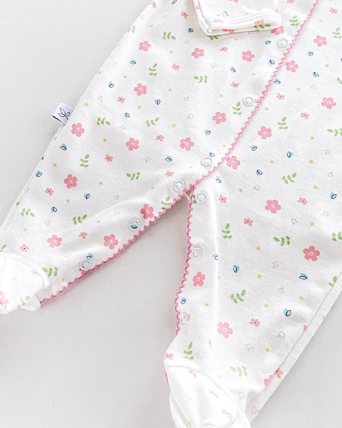 Osito FLORENCIA 51 - Blanco Florcitas - 3