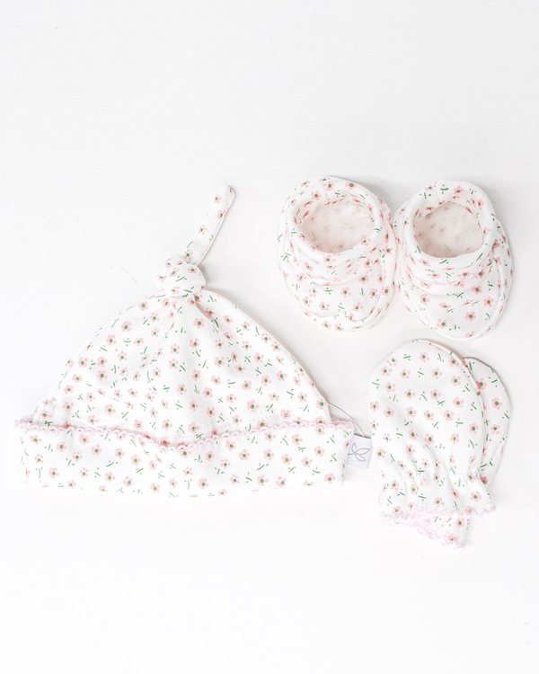 Kit ATLANTA 1166 - Florcitas Rosas c/ Verde