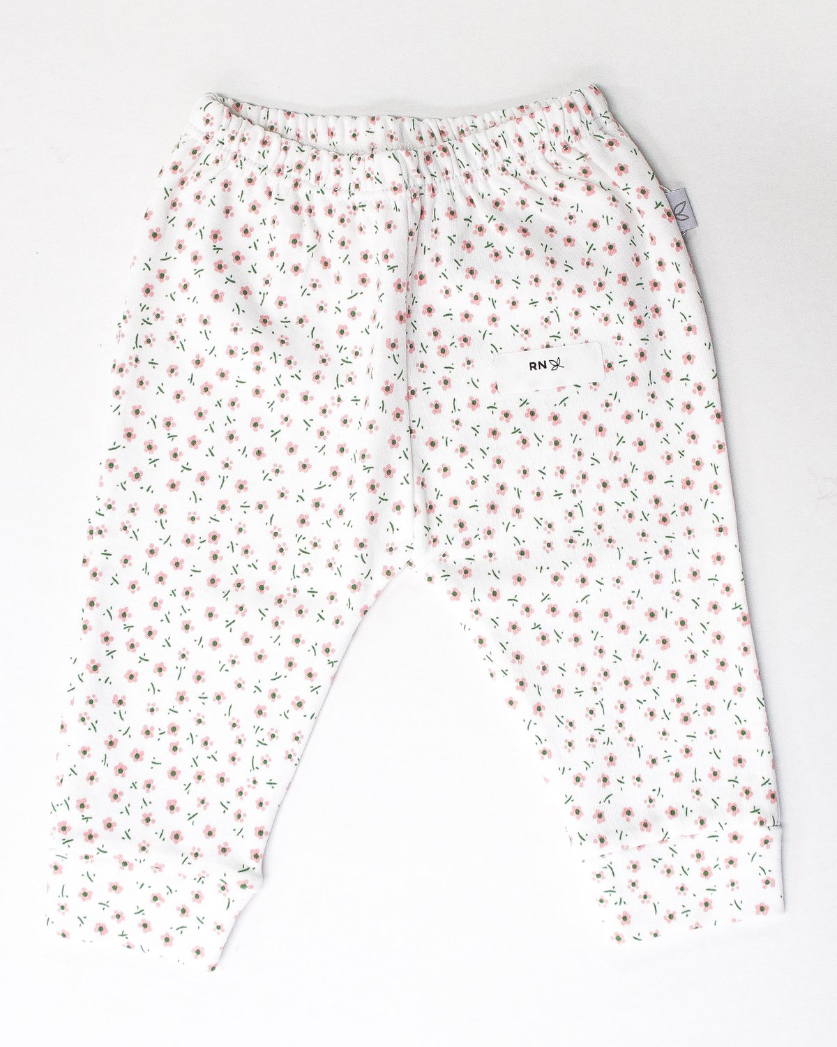 Patita CALI 1282 - Florcitas Rosas con Verde