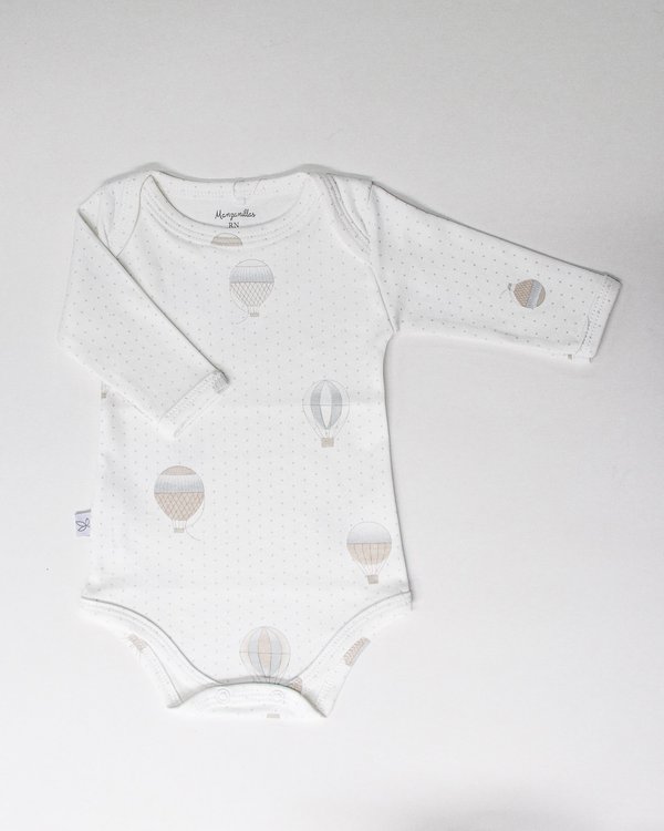 Body FORMOSA 521 Globo c/ Motas Grises
