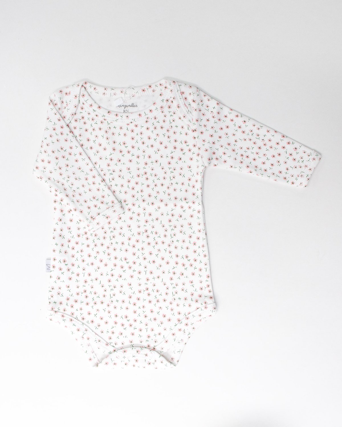 Body FORMOSA 521 Florcitas rosas c/ verde