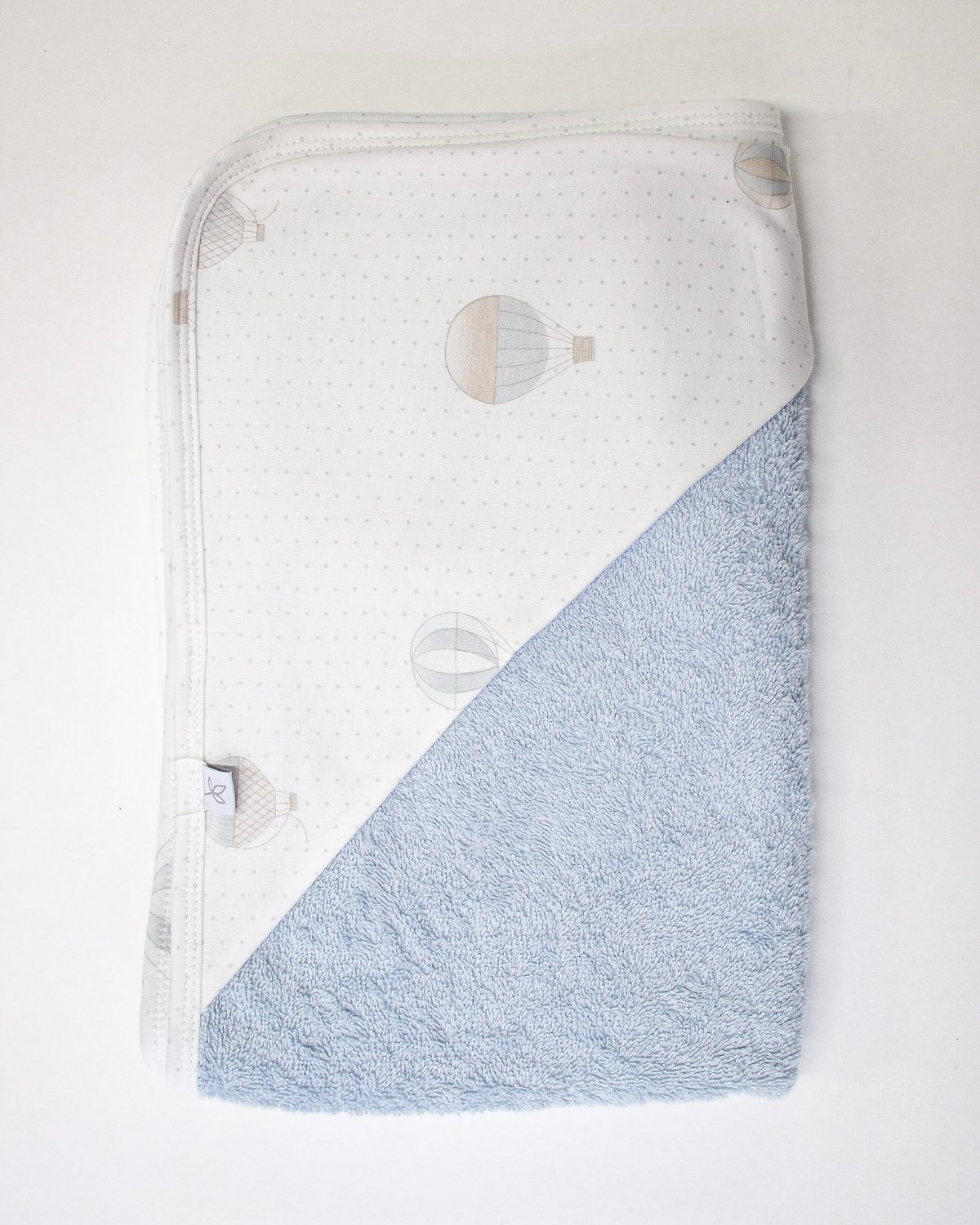 Toalla MURCIA 40 - Celeste Globos c/ Motas Grises