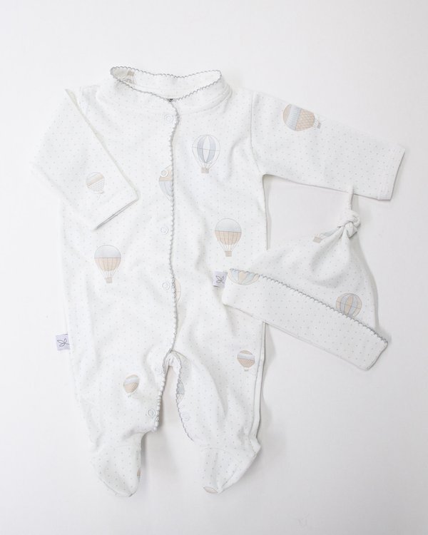 Osito FLORENCIA 51 - Globos c/ Motas Grises