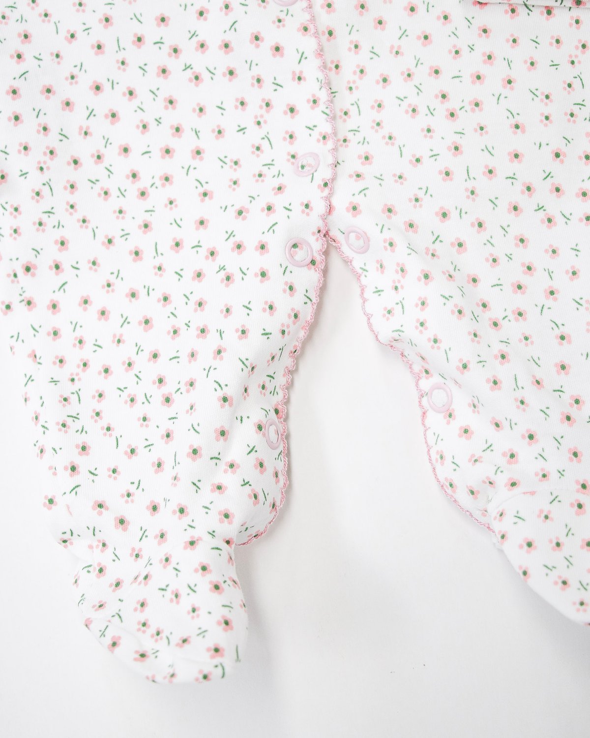 Osito FLORENCIA 51 - Florcitas Rosas c/ Verde - 2