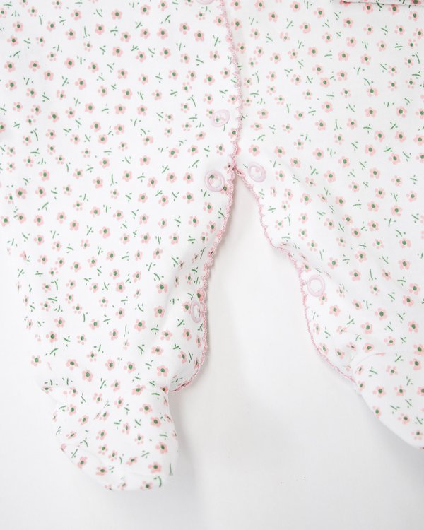 Osito FLORENCIA 51 - Florcitas Rosas c/ Verde