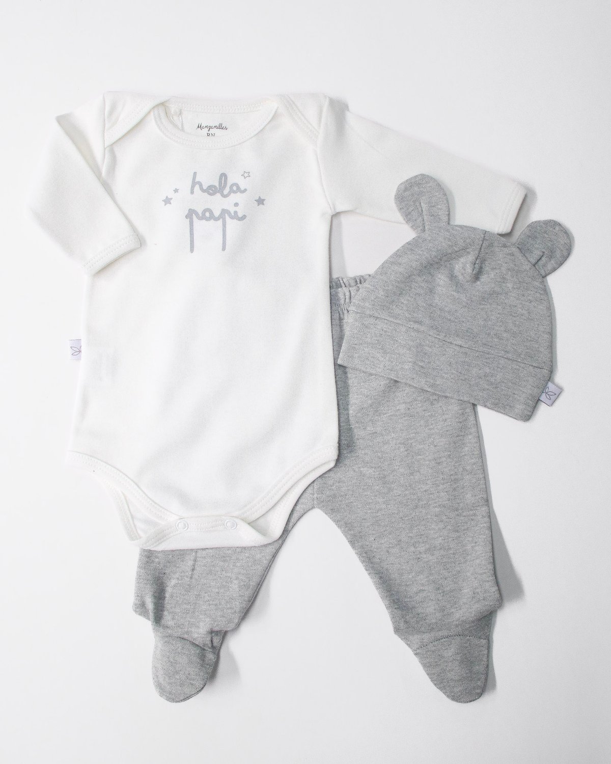Conjunto Hola Papi MILAN 324 - Gris