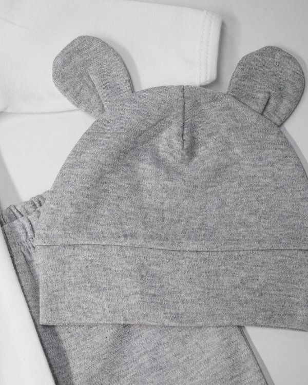 Conjunto Hola Papi MILAN 324 - Gris