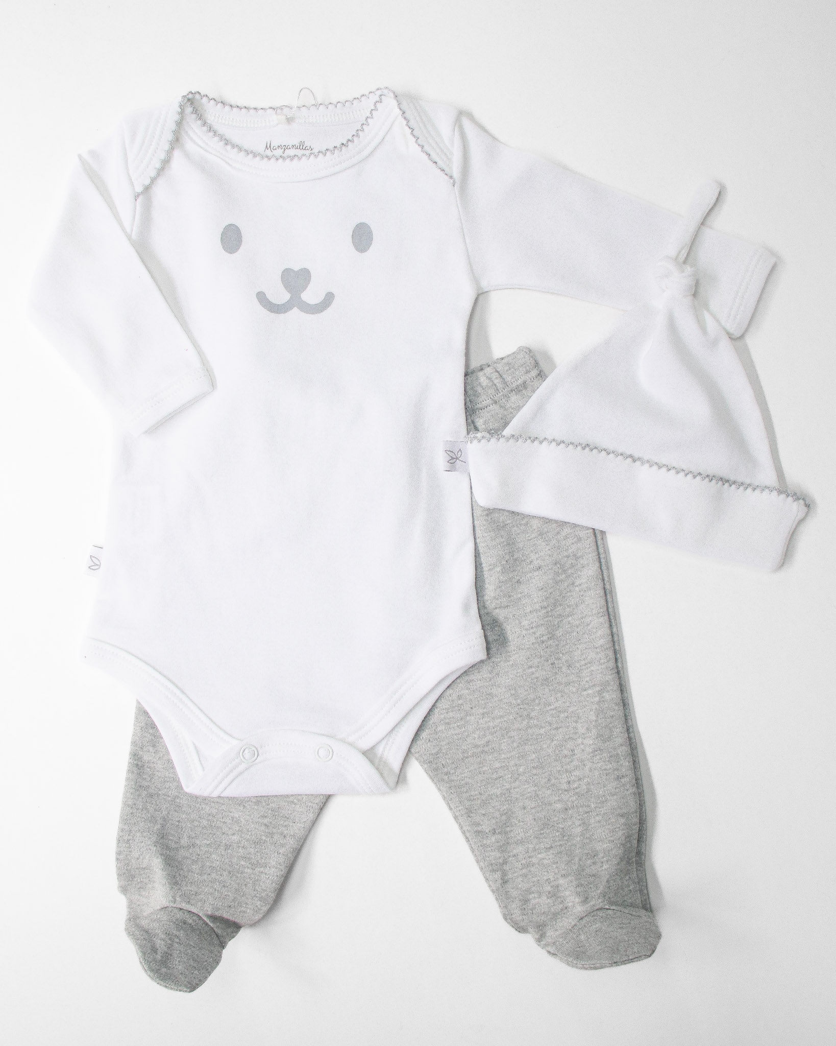 Conjunto BELO HORIZONTE - Gris, Body Tiza