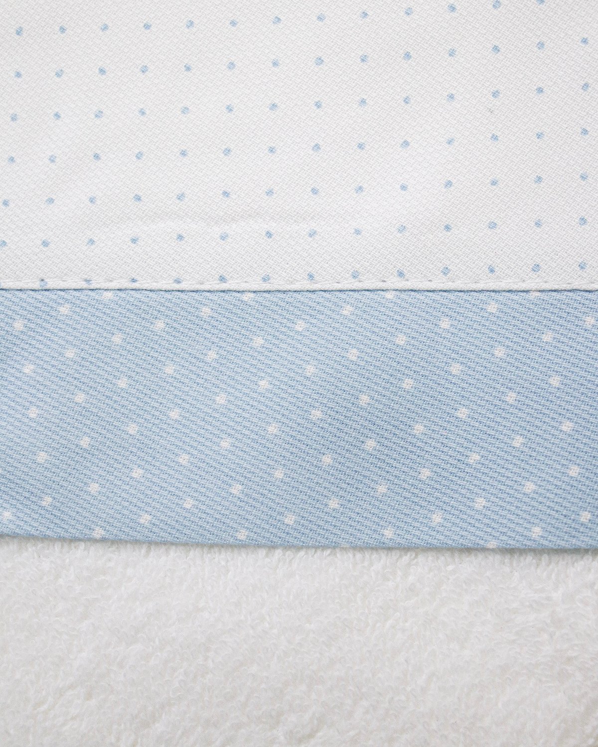 Toalla MURCIA 40 - Blanco Motitas Celeste - 2