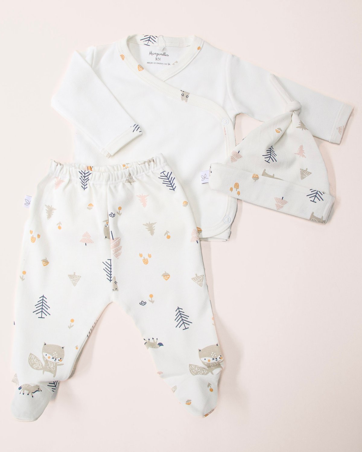 Conjunto MOSCÚ 325 - Animalitos y arbolitos nena