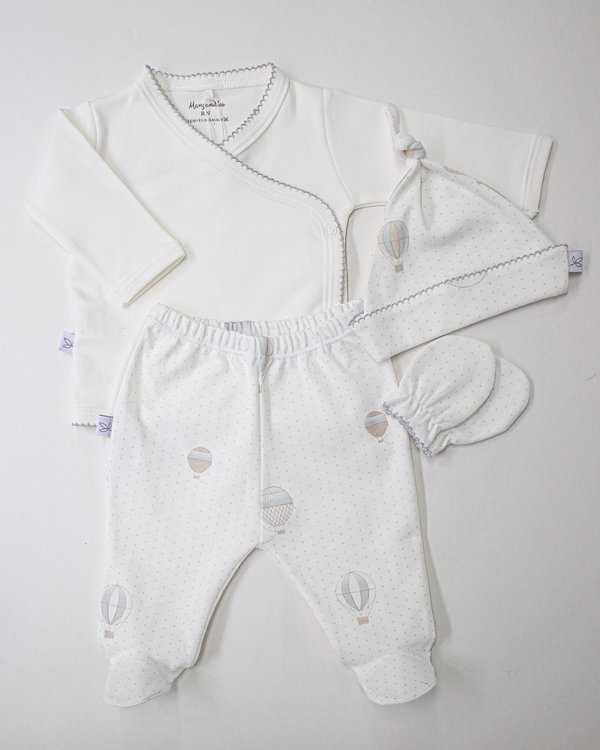 Conjunto VARSOVIA 503 - Globos c/ Motas Grises