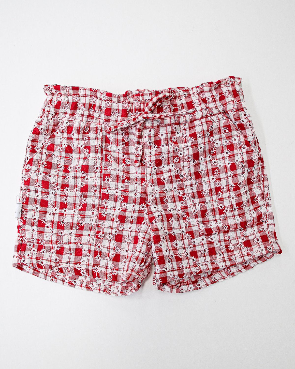 Short RECIFE 457 - Rojo a Cuadros c/ Estrellas