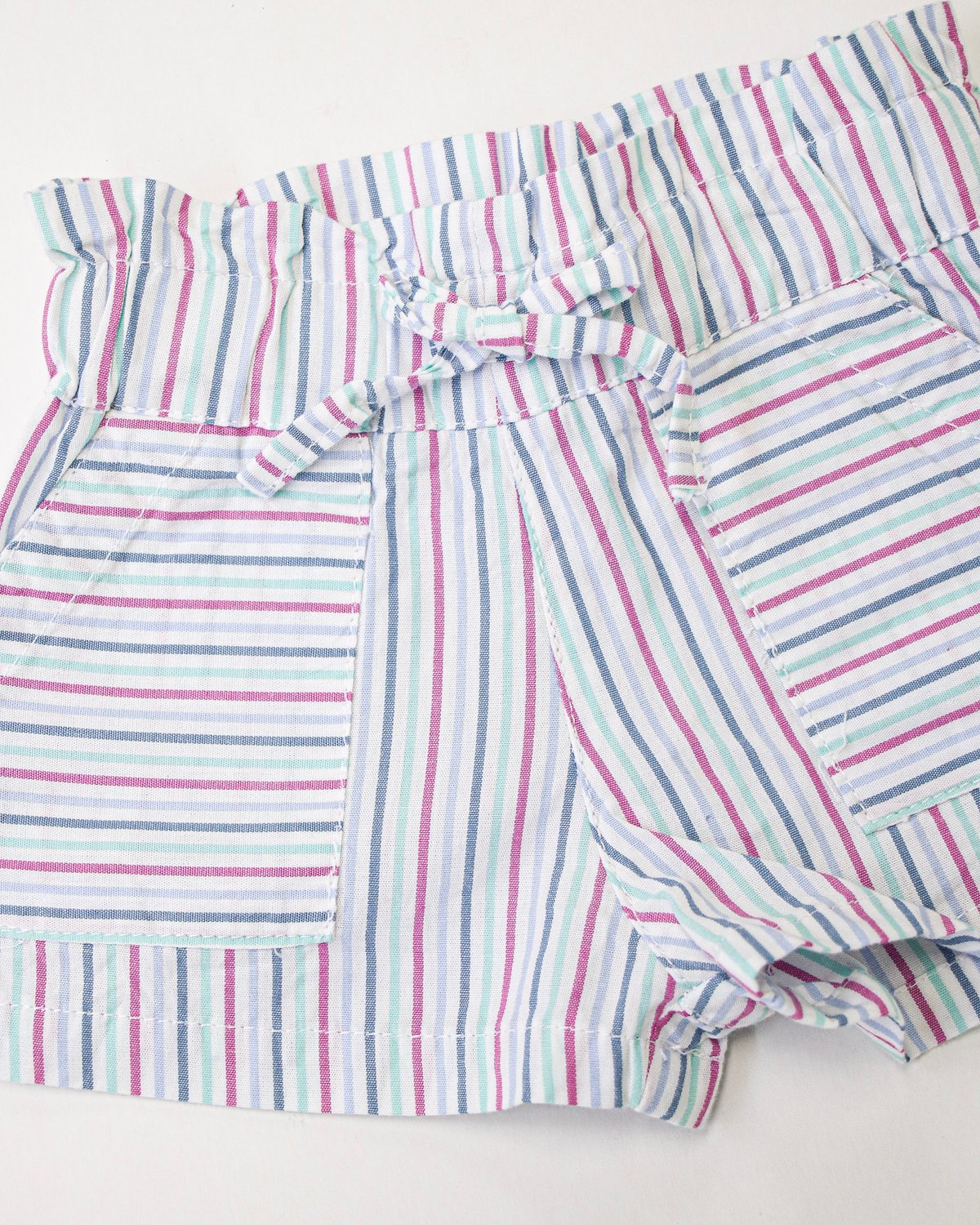 Short RECIFE 457 - Rayas Azules y Fucsias - 2