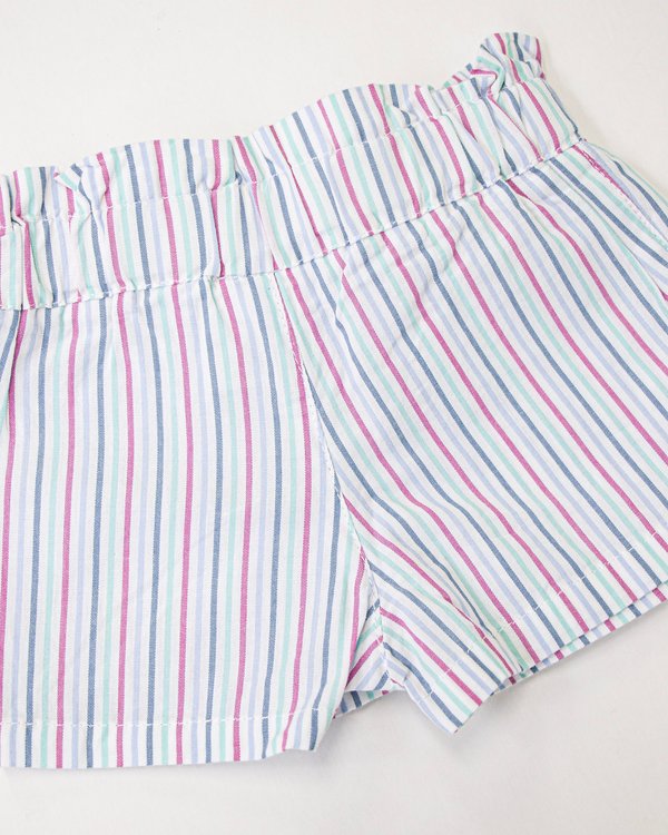 Short RECIFE 457 - Rayas Azules y Fucsias