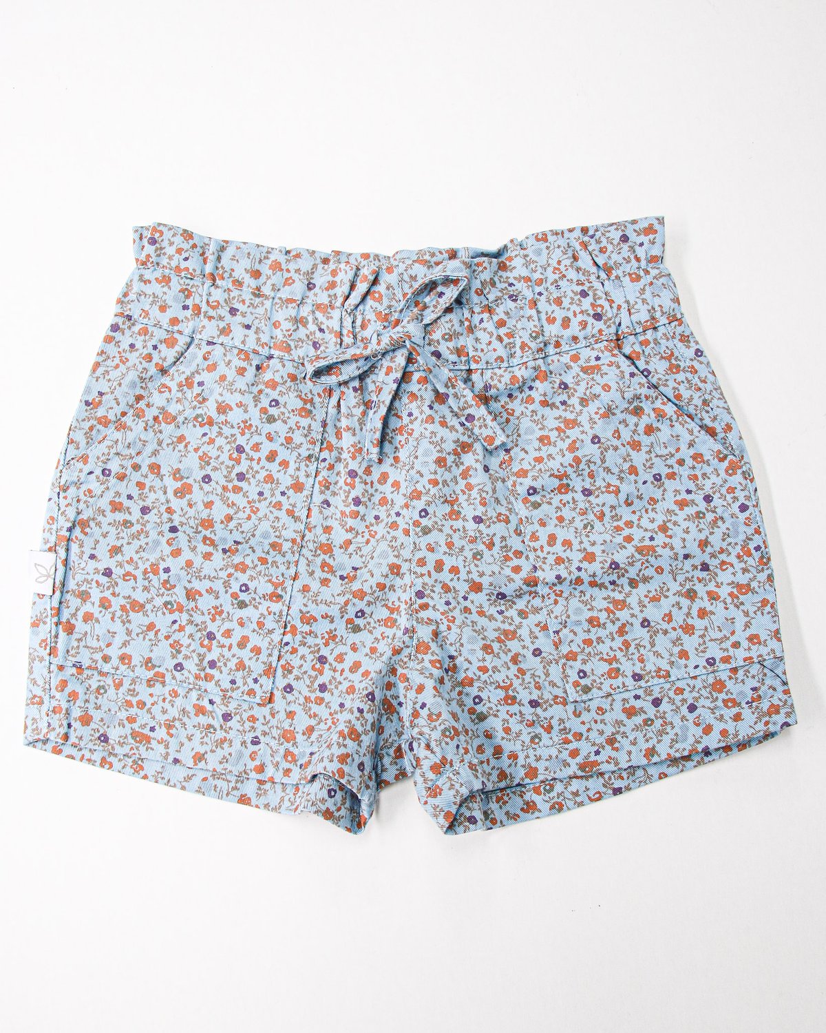Short RECIFE 457 - Turquesa Floreado