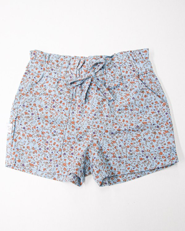 Short RECIFE 457 - Turquesa Floreado