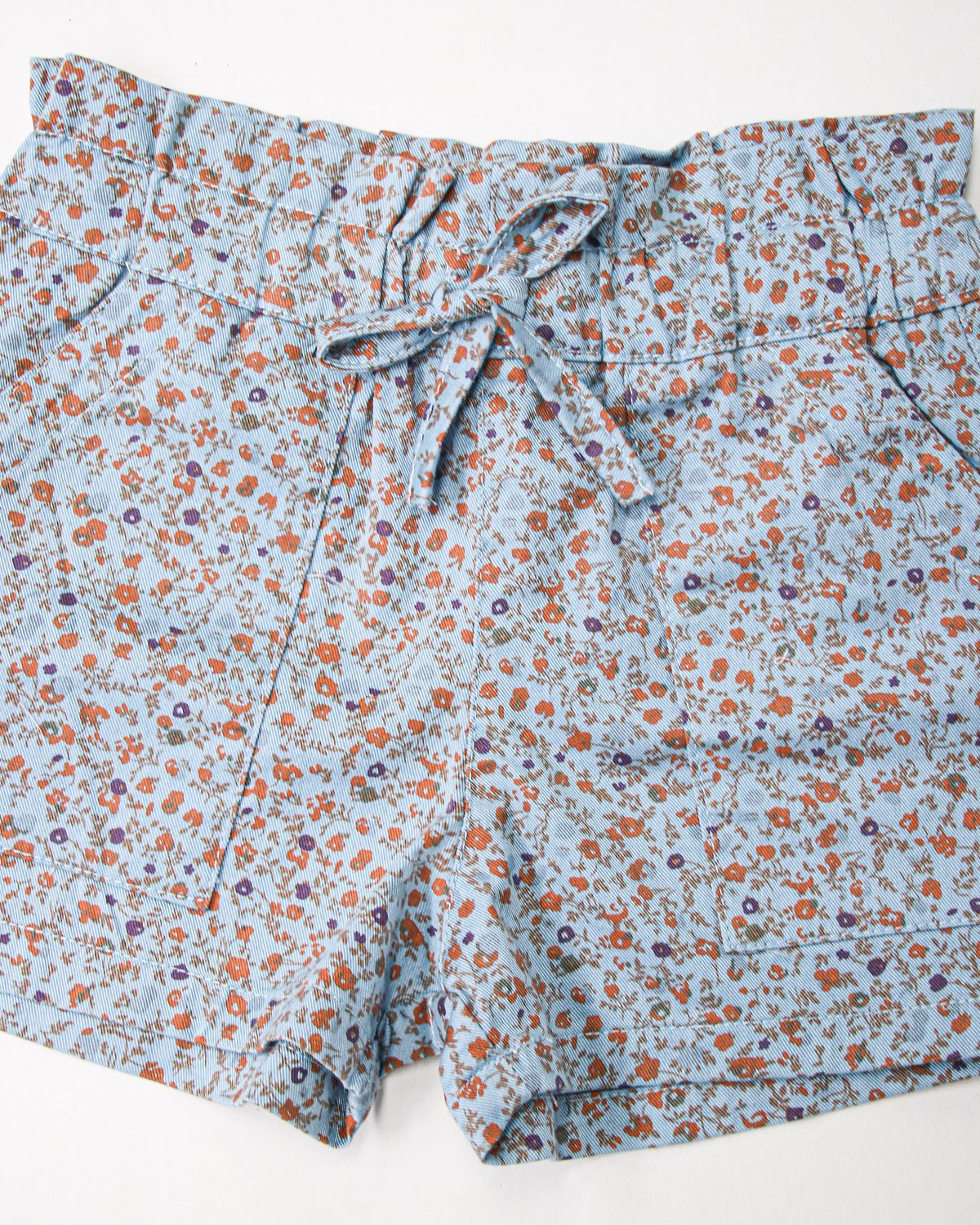 Short RECIFE 457 - Turquesa Floreado - 2