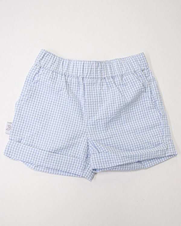 Short NIZA 56 - Celeste a Cuadritos