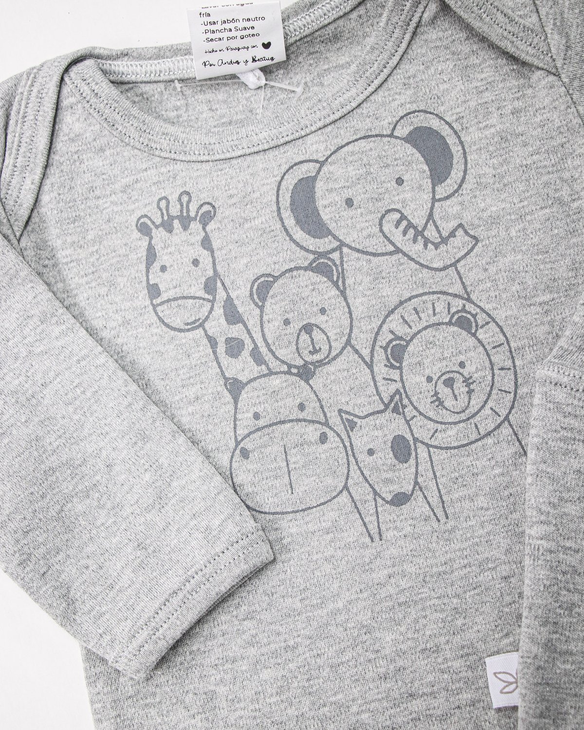 Conjunto NANAWA 527 - Gris Animalitos - 2