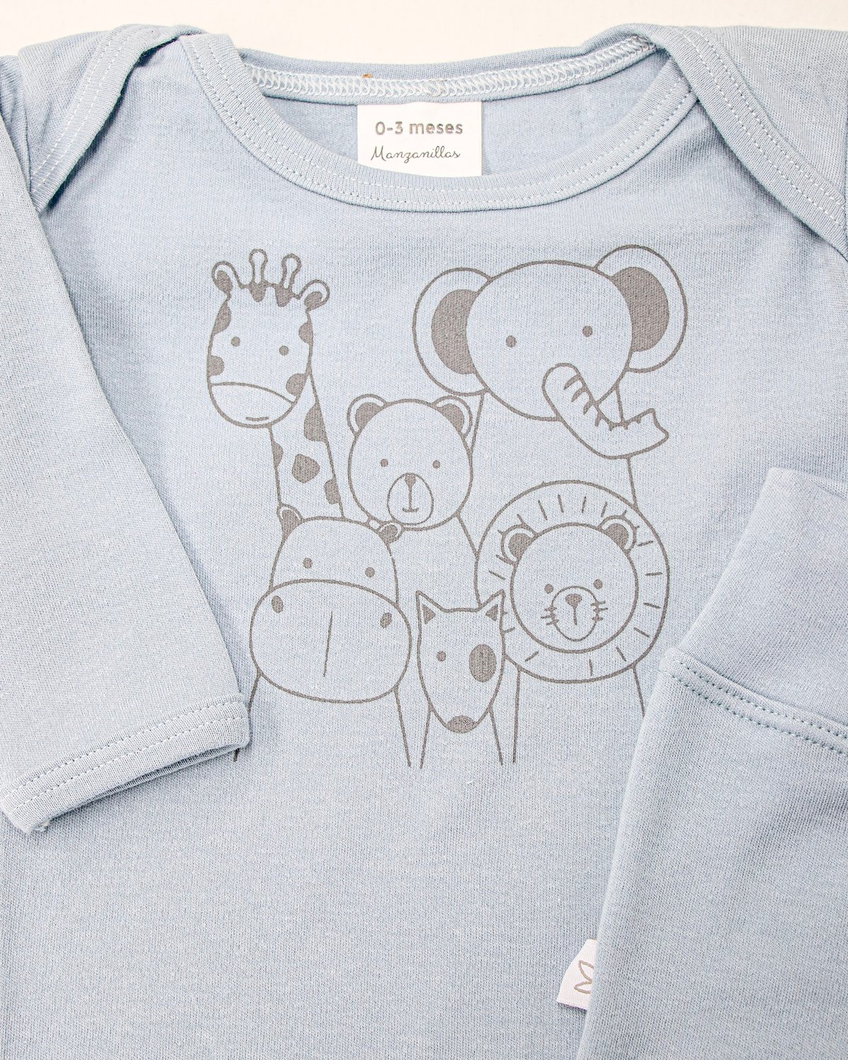 Conjunto NANAWA 527 - Celeste Animalitos - 2