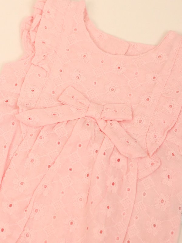 Babuchona BLOSSOM 465 - Rosa Broderie