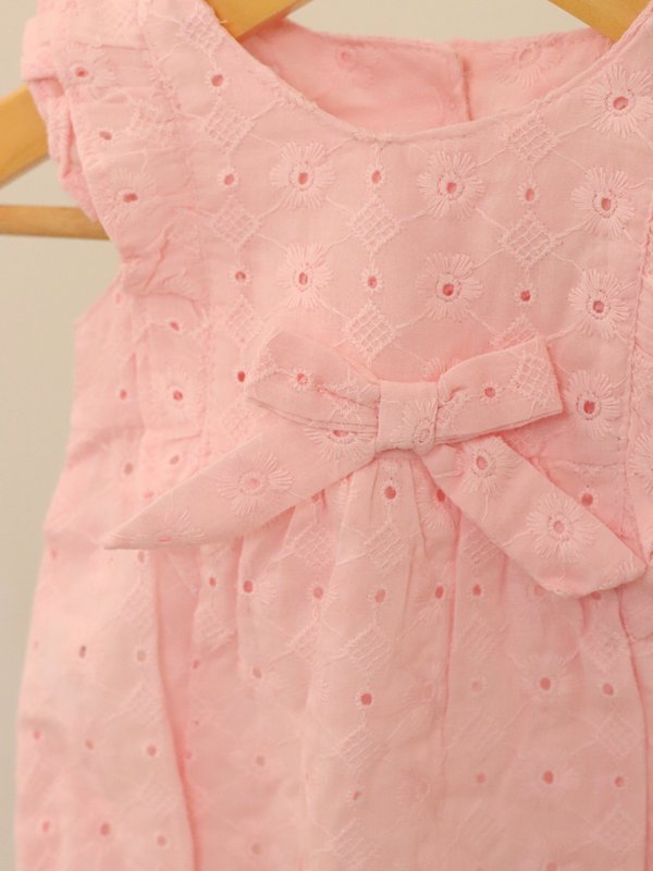 Babuchona BLOSSOM 465 - Rosa Broderie