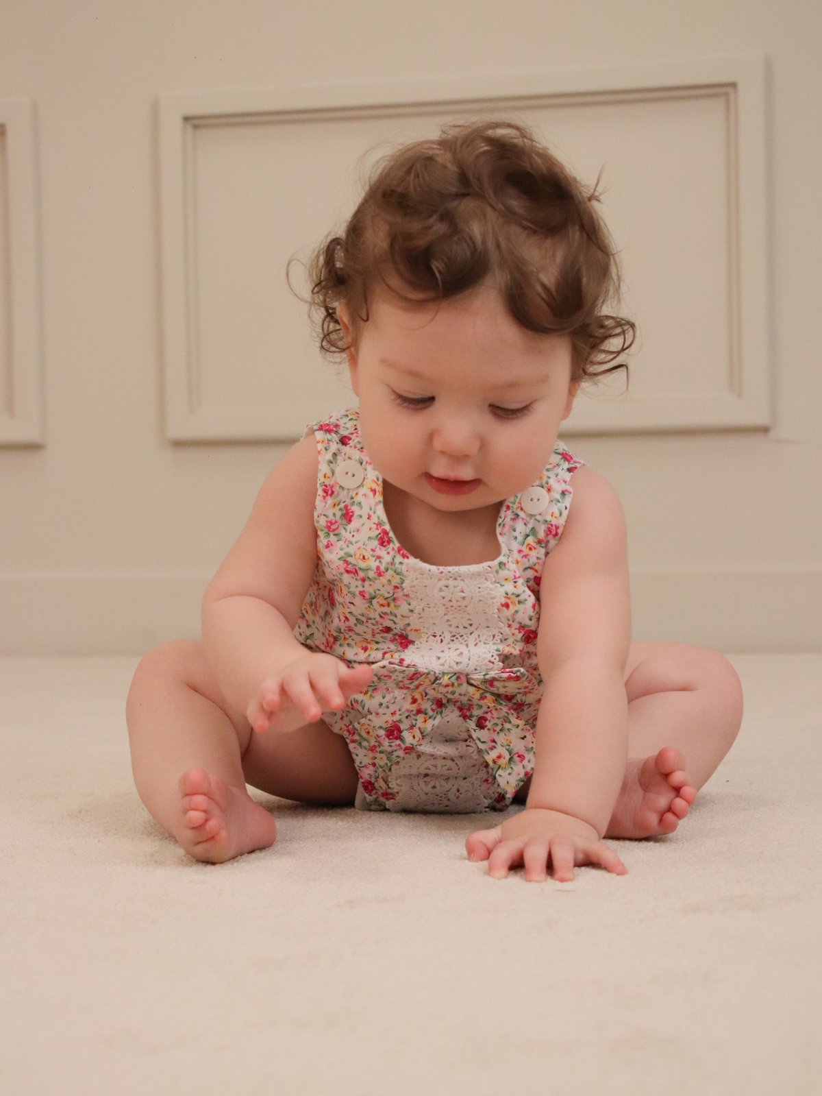 BABUCHONA ELIANA - Blanco floreado - 4