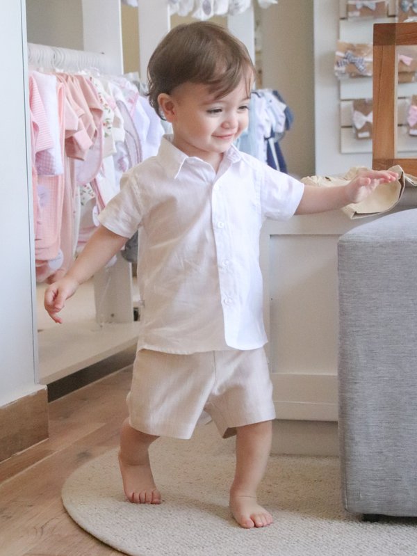 CAMISA M/C ZARATE - Blanco
