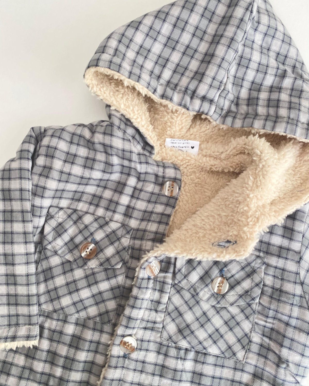 Camisaco SERRA NEGRA 546 - Gris  cuadritos