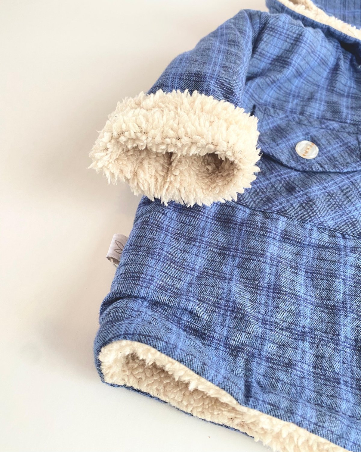 Camisaco SERRA NEGRA 546 - Azul a cuadritos celeste