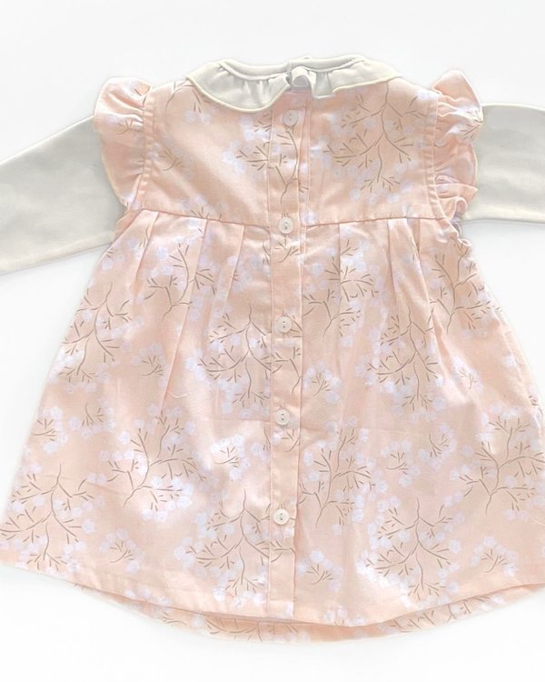 Vestido + Body EMILY 530 - Salmon con flores