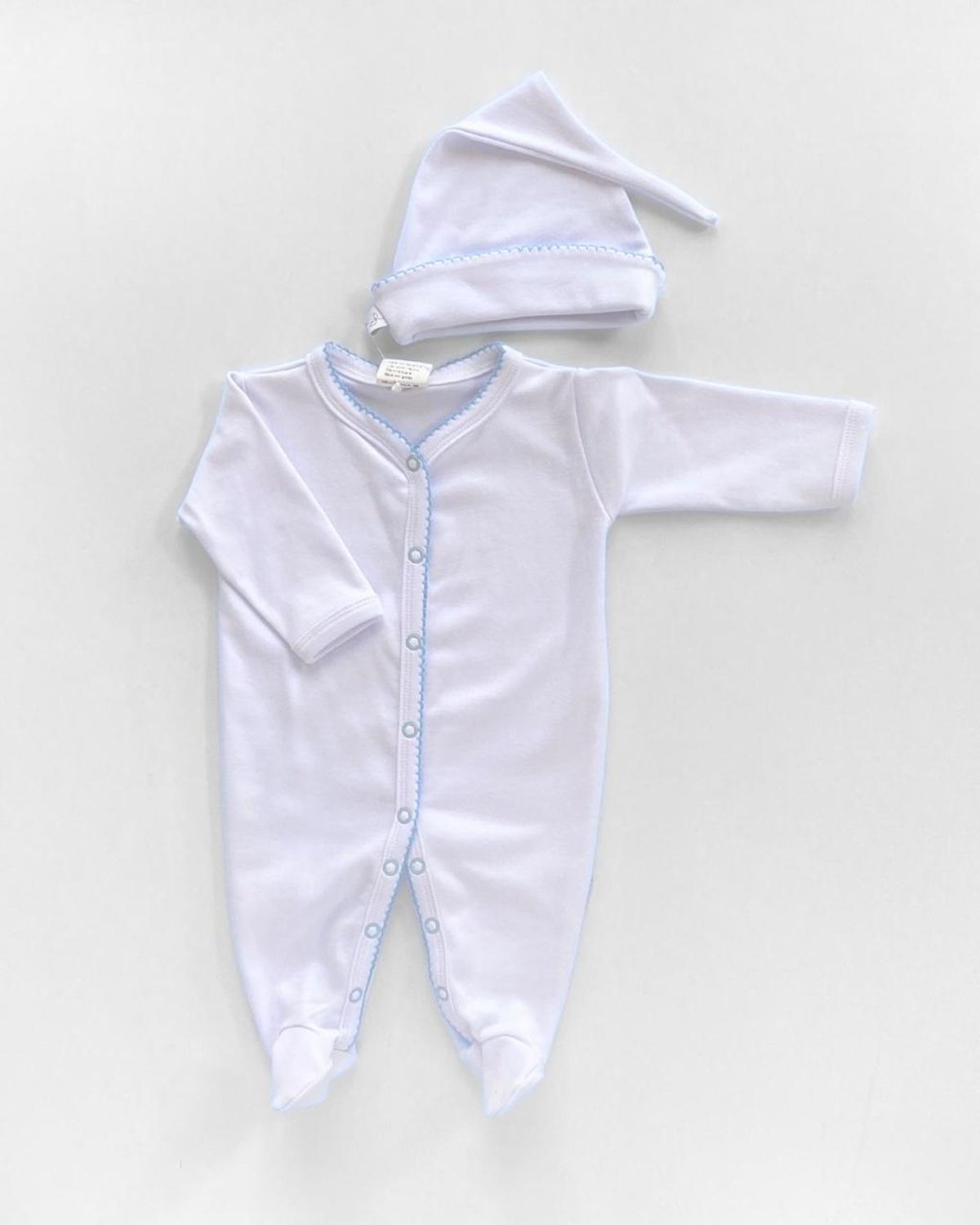 Osito MONTERREY 52- Blanco con celeste