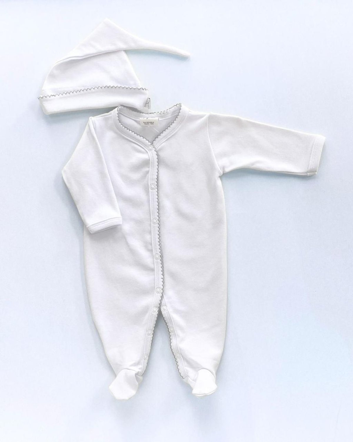 Osito MONTERREY52- Blanco con gris 