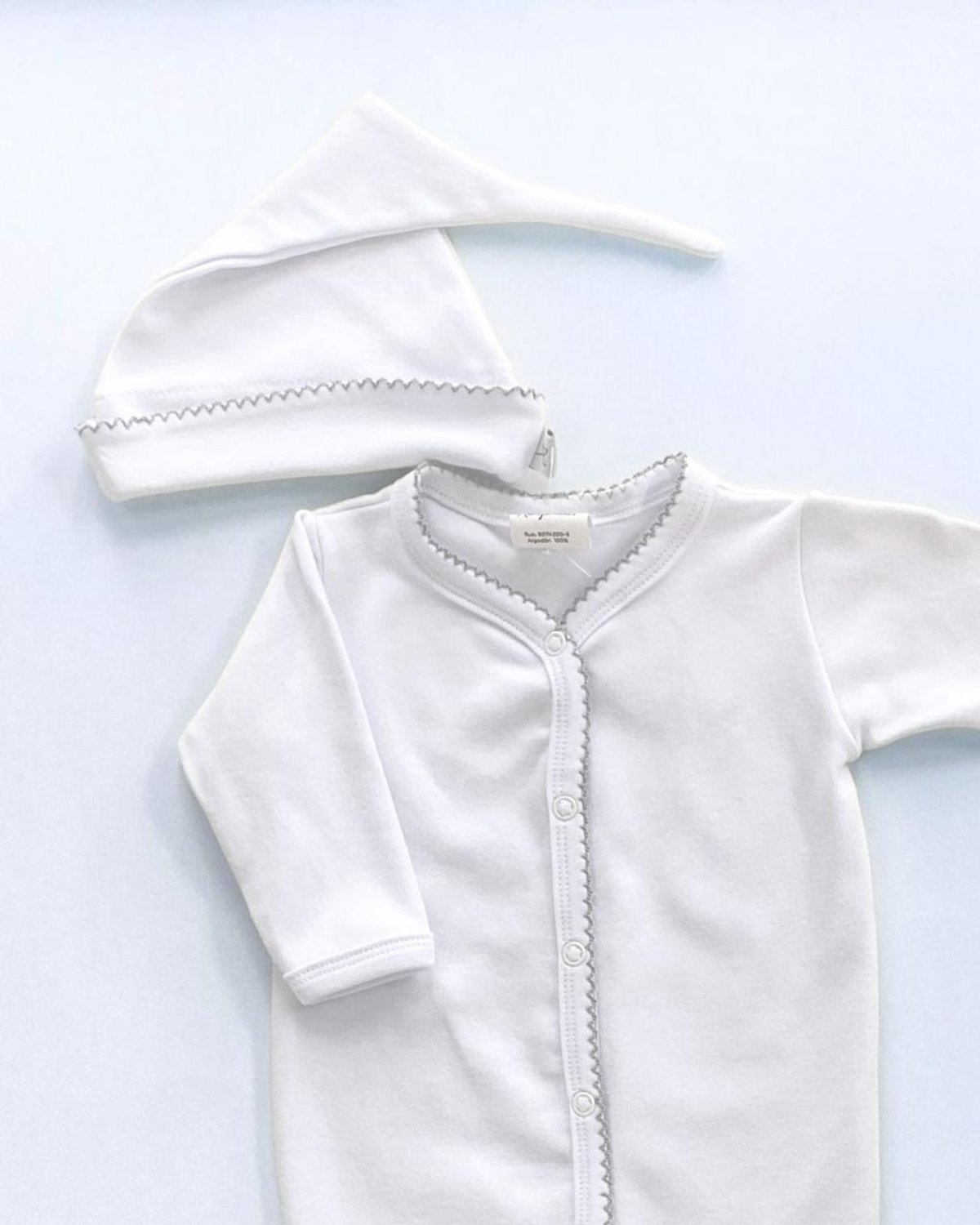 Osito MONTERREY52- Blanco con gris 