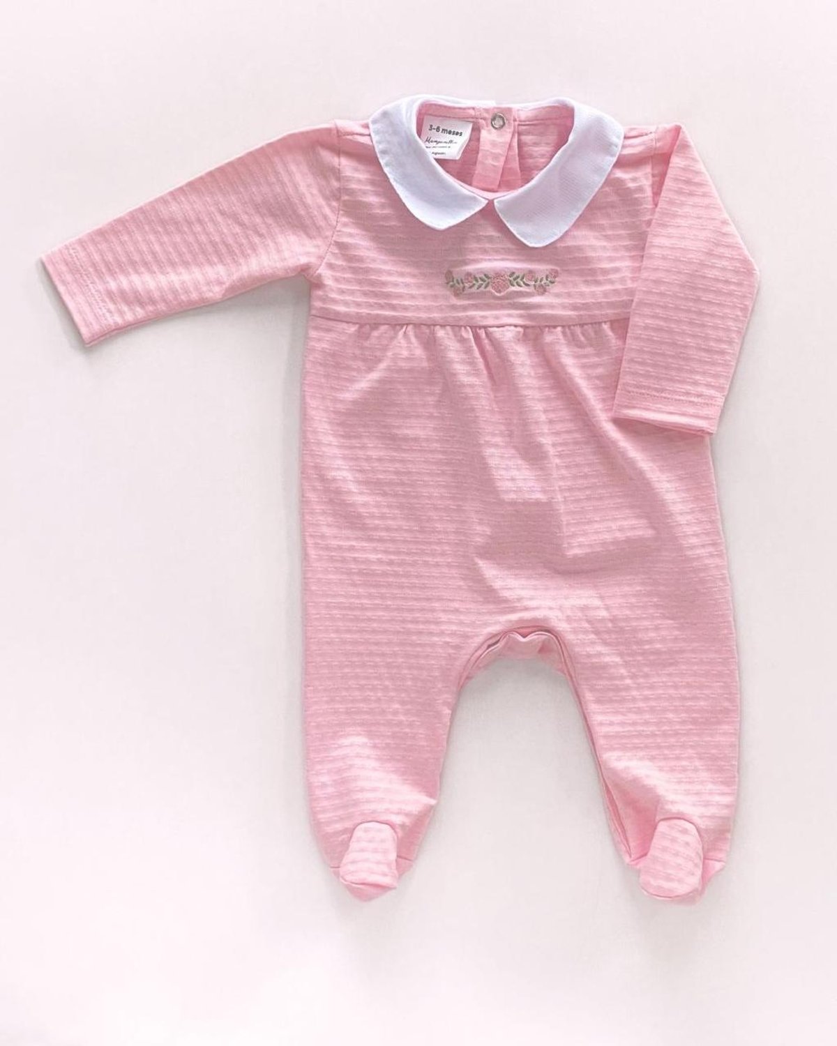 Osito WESTMINSTER 410- Rosa florcitas