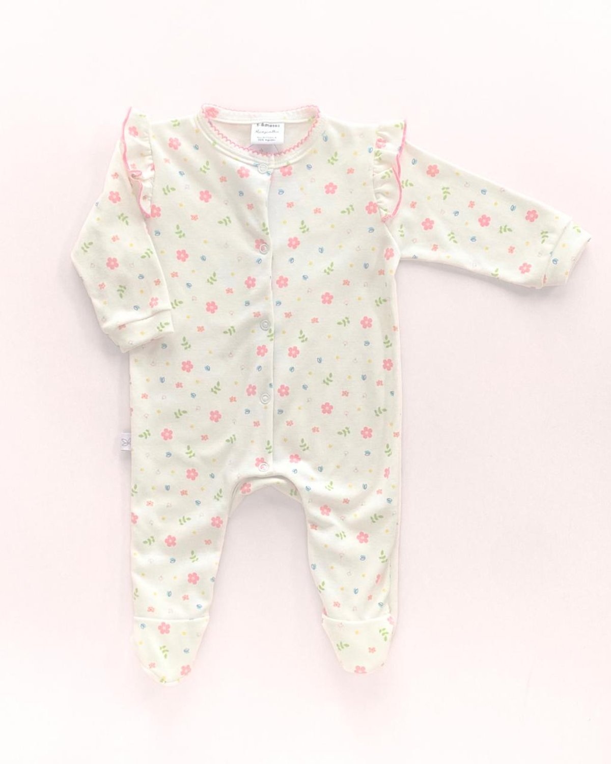 Osito VALPARAÍSO 476 - BLANCO FLORCITAS 