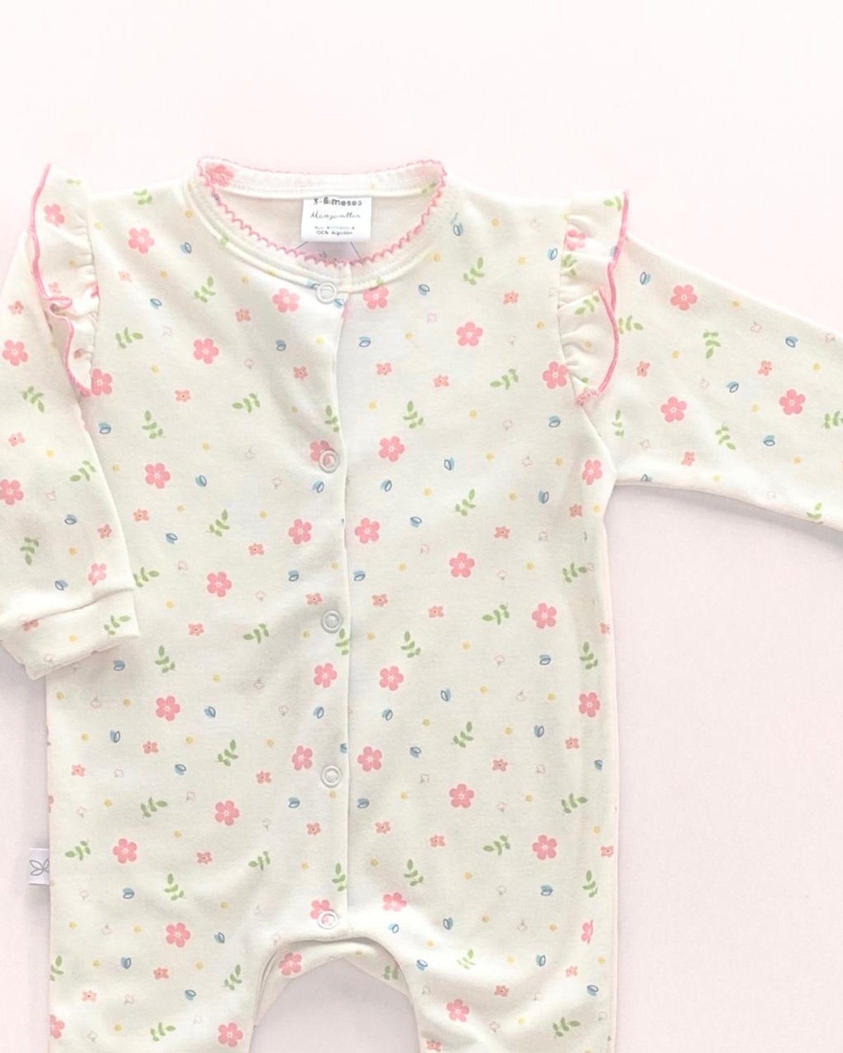 Osito VALPARAÍSO 476 - BLANCO FLORCITAS 