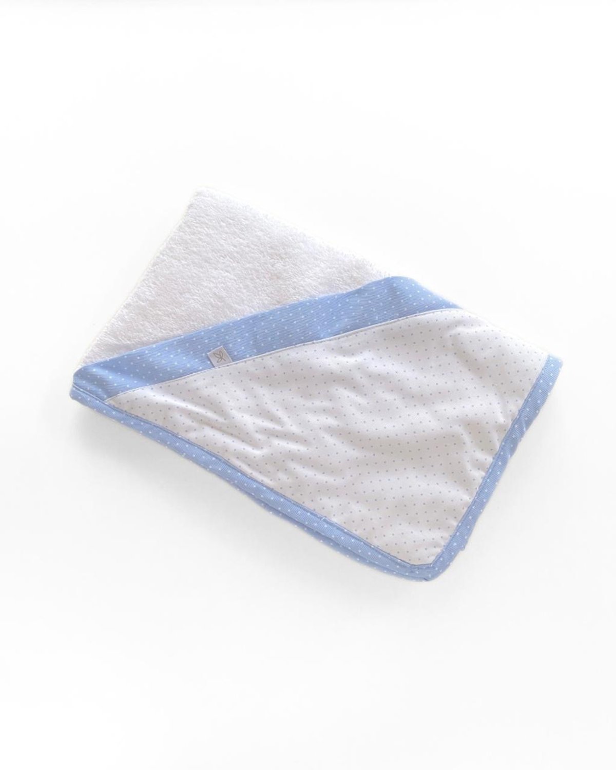 Toalla MURCIA 40 - Blanco Motitas Celeste